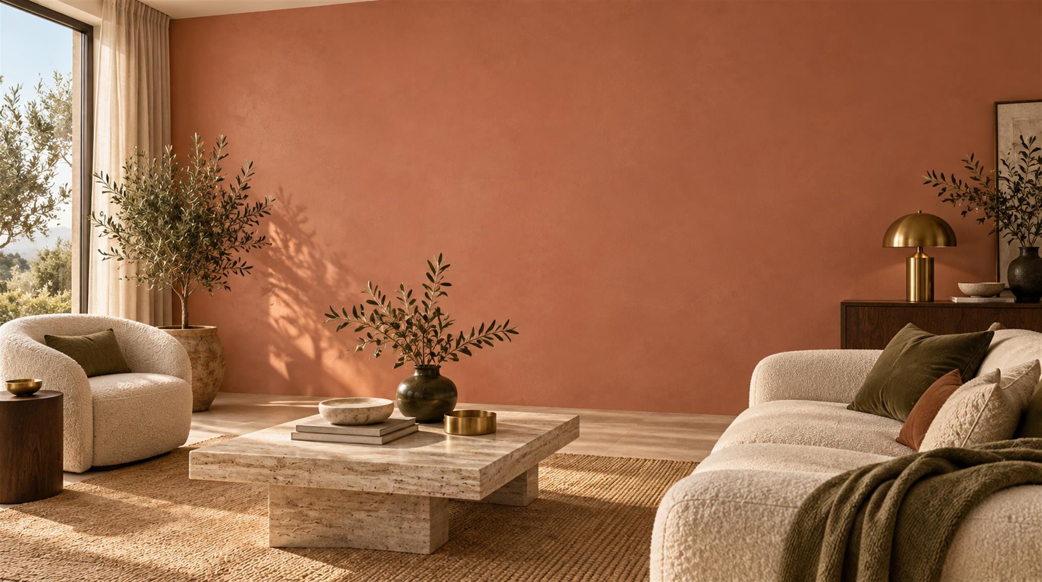 Neutral Decorative Wall Art Wallpaper Mural Scene