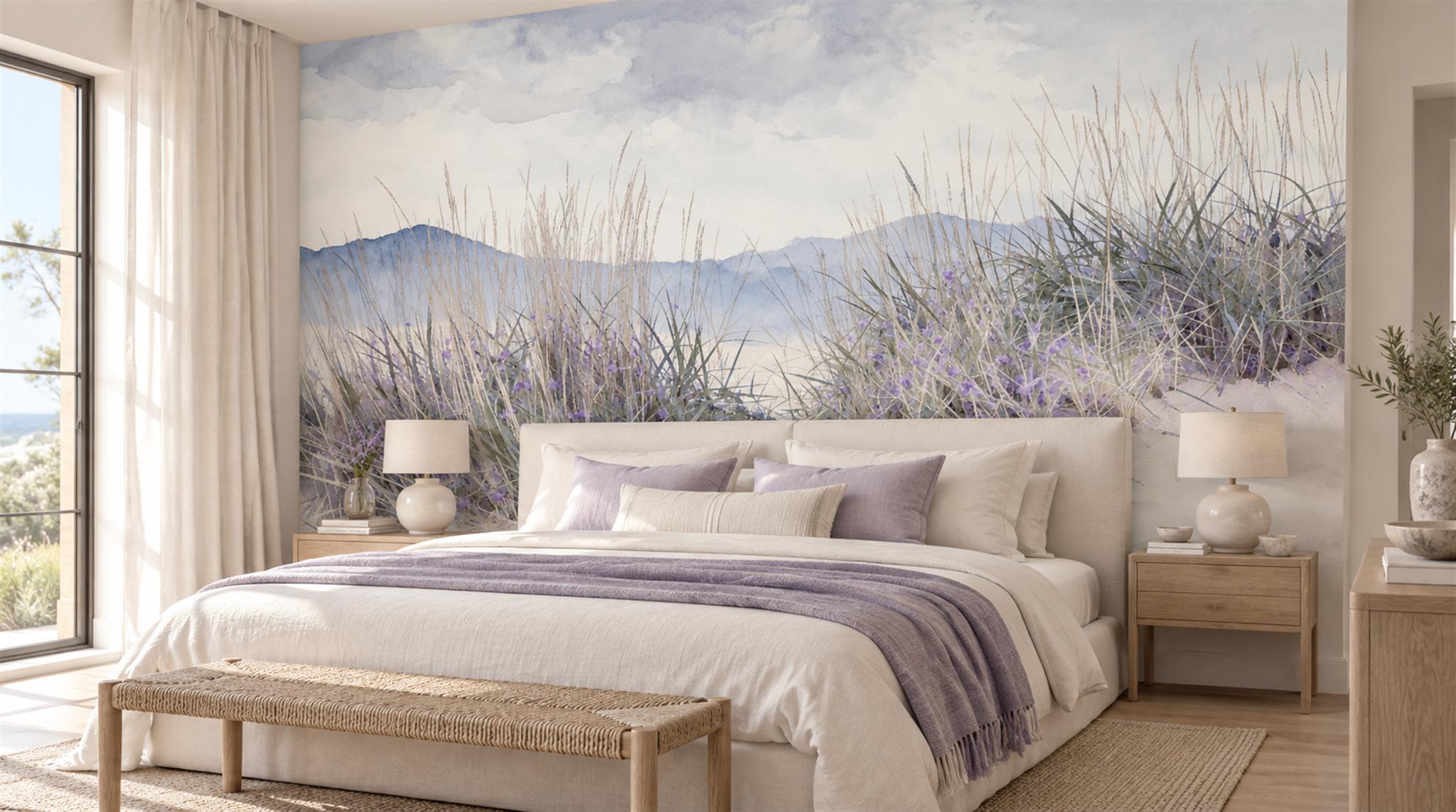 Grey Decorative Wall Art Wallpaper Mural Main