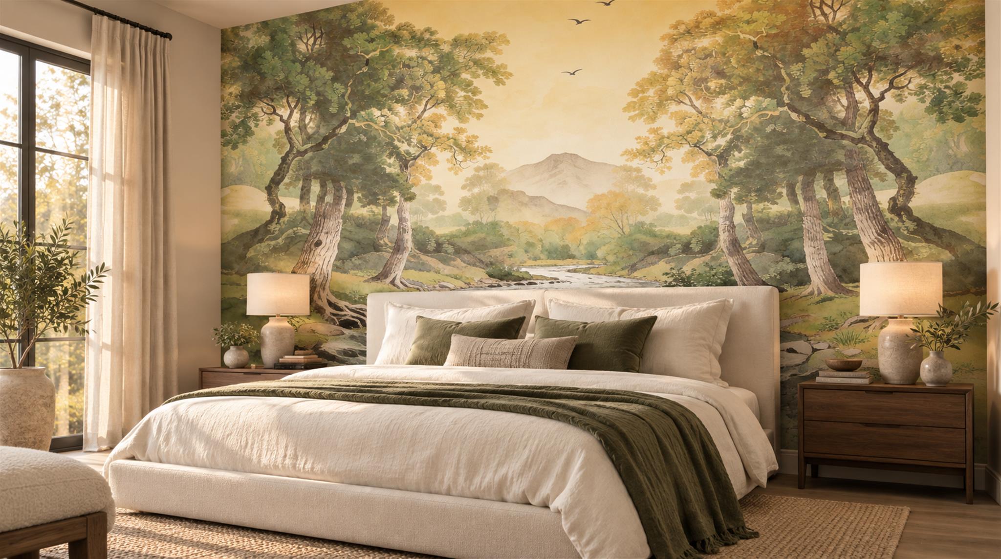 Gold Decorative Wall Art Wallpaper Mural Main