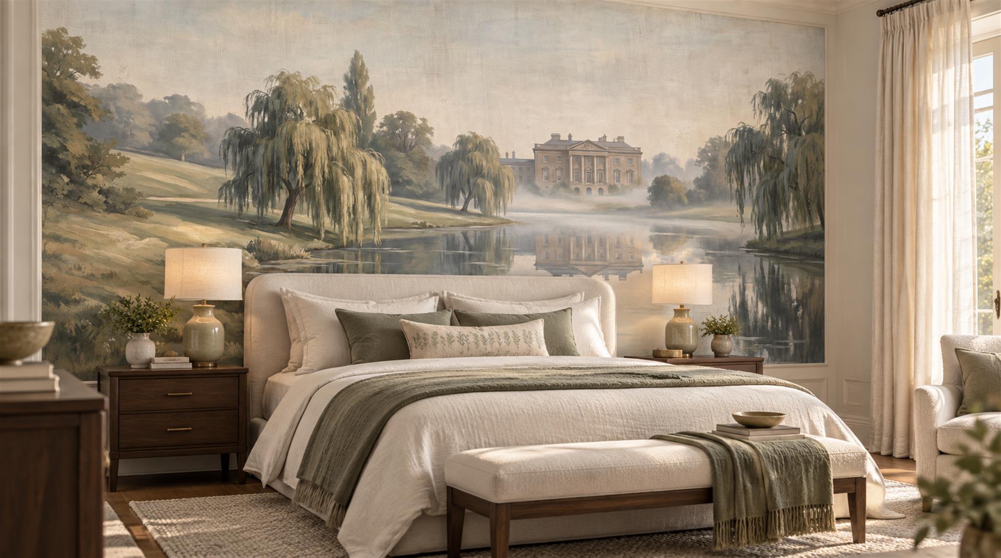 Sepia Decorative Wall Art Wallpaper Mural Main
