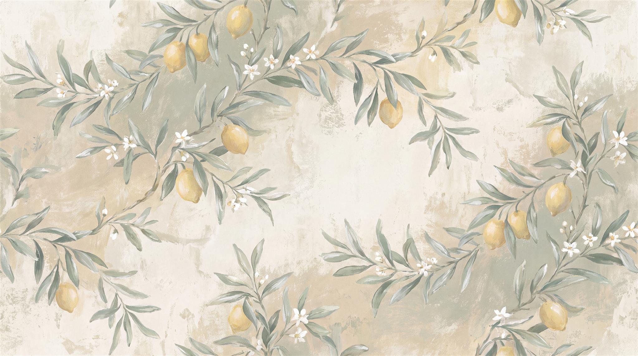 Ivory Decorative Wall Art Wallpaper Mural Scene