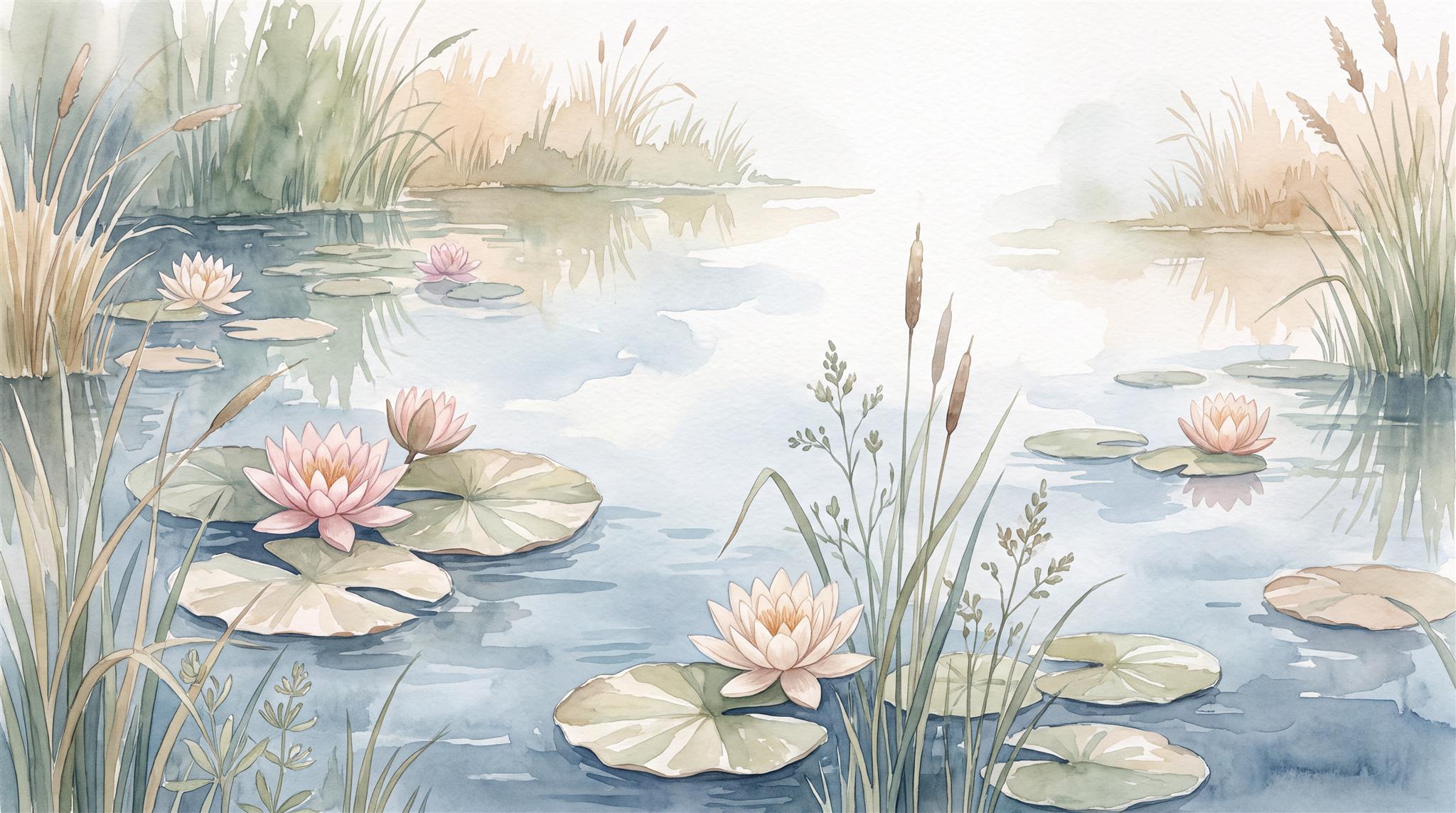 Blue Decorative Wall Art Wallpaper Mural Main