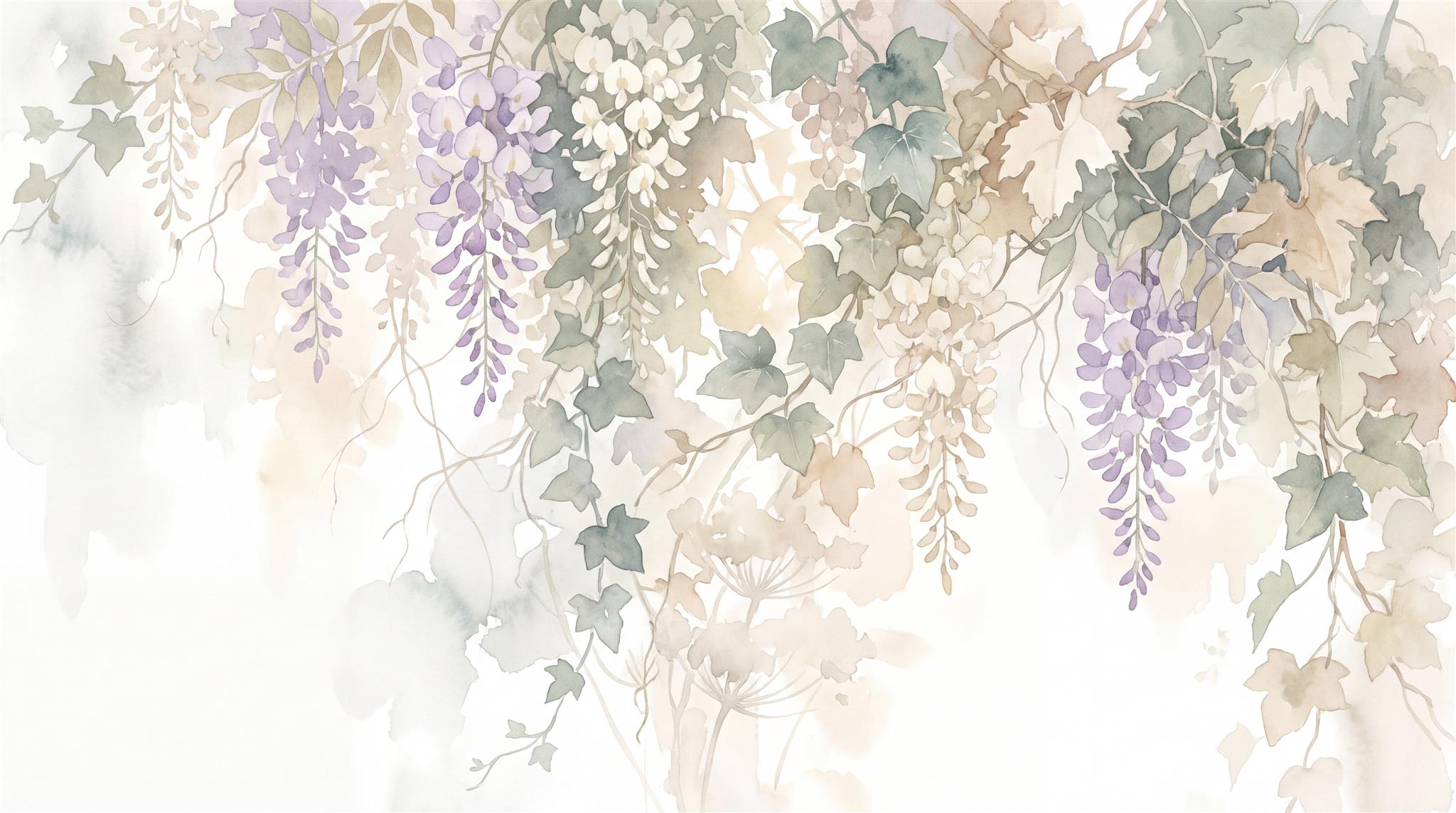 Soft Pastel Decorative Wall Art Wallpaper Mural Main