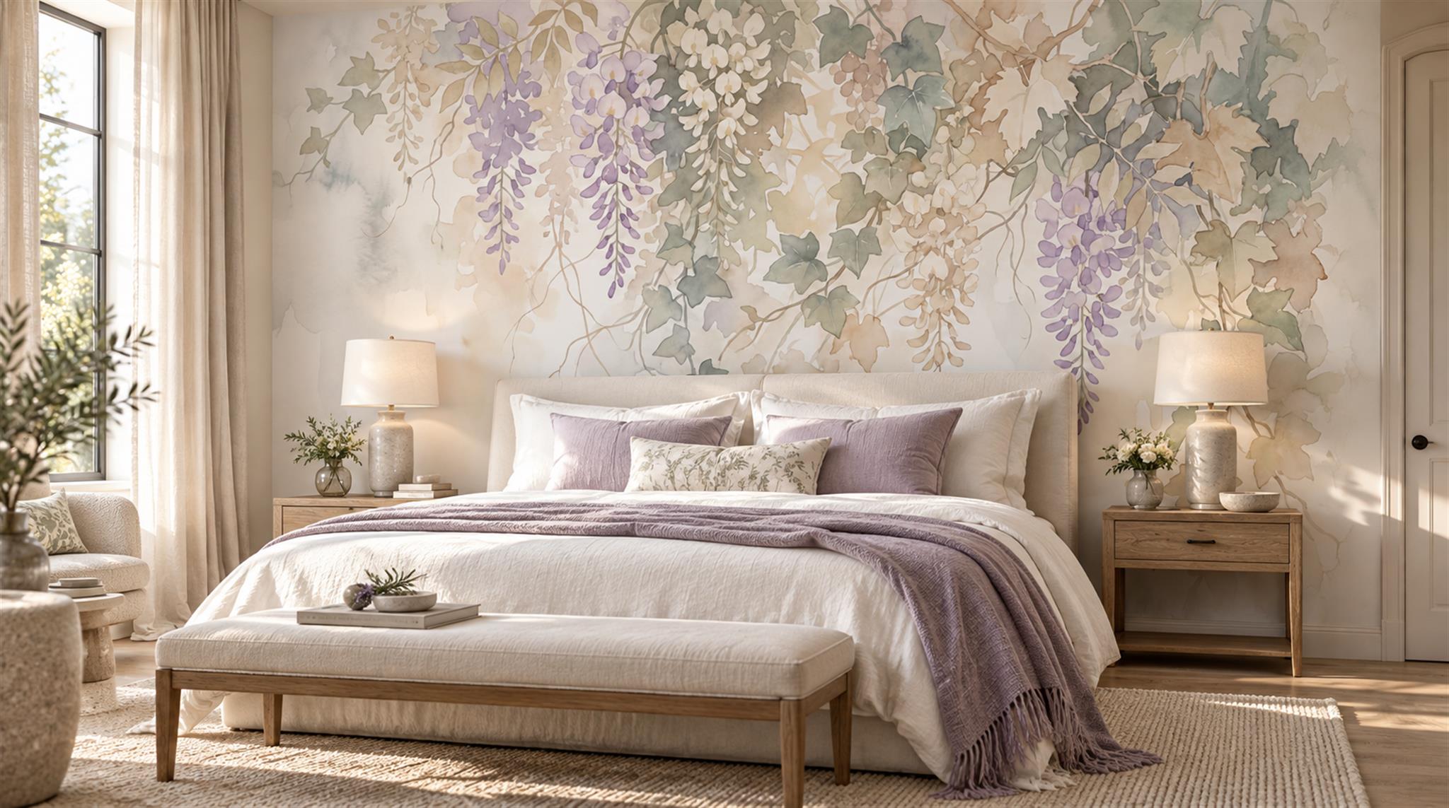 Soft Pastel Decorative Wall Art Wallpaper Mural Main