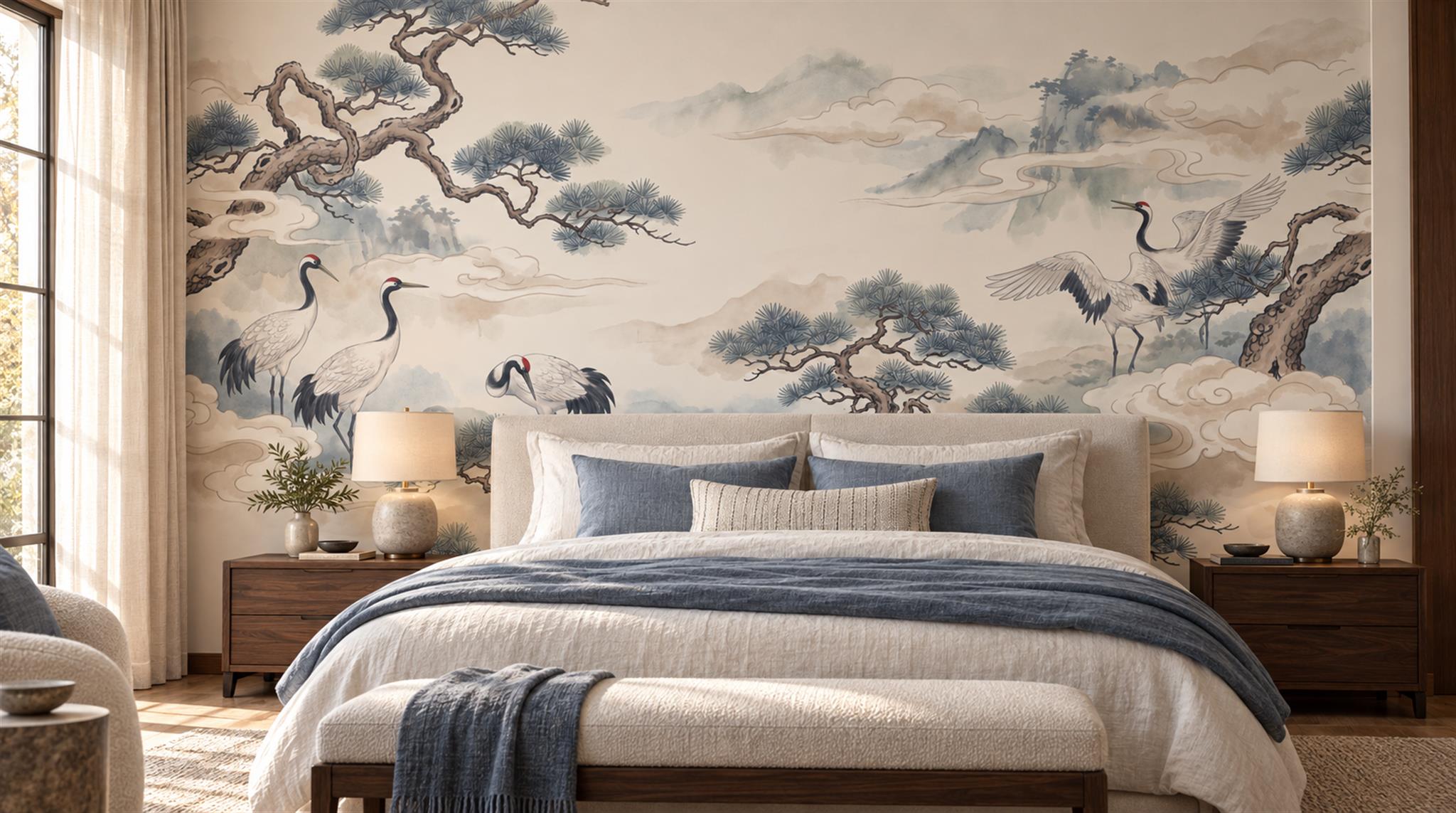 Ivory Decorative Wall Art Wallpaper Mural Main