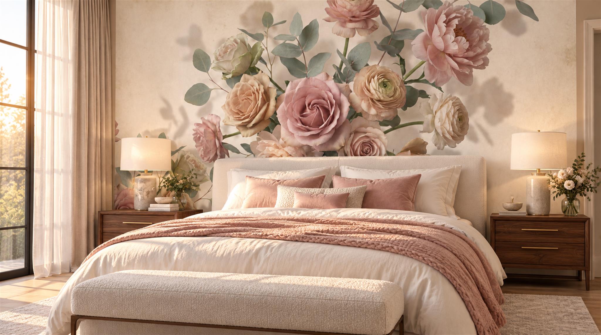 Neutral Decorative Wall Art Wallpaper Mural
