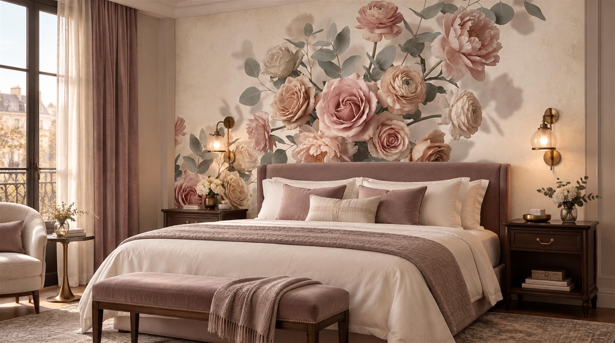 Neutral Decorative Wall Art Wallpaper Mural Scene