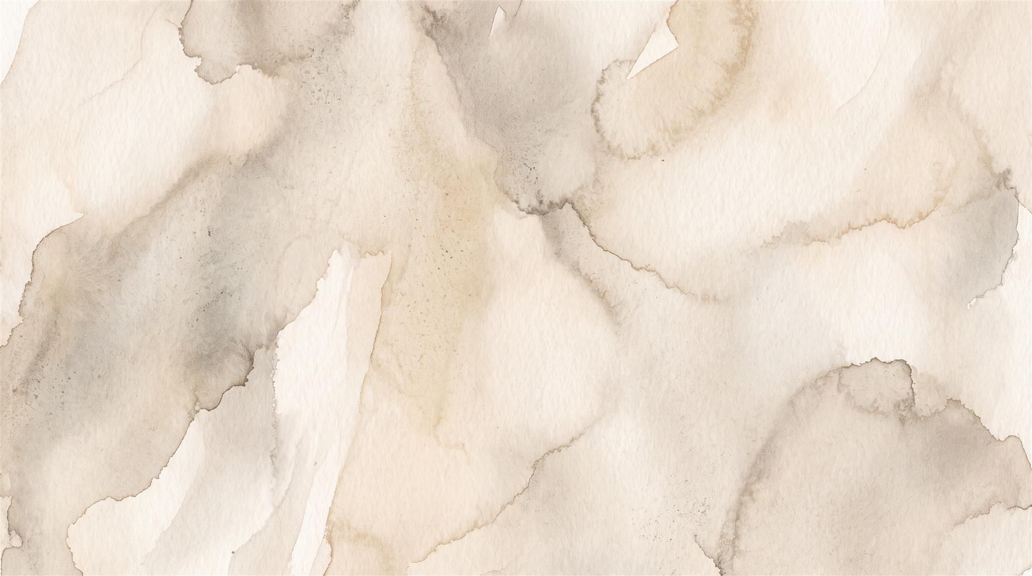 Ivory Grey Watercolour Marble Wallpaper Mural Main